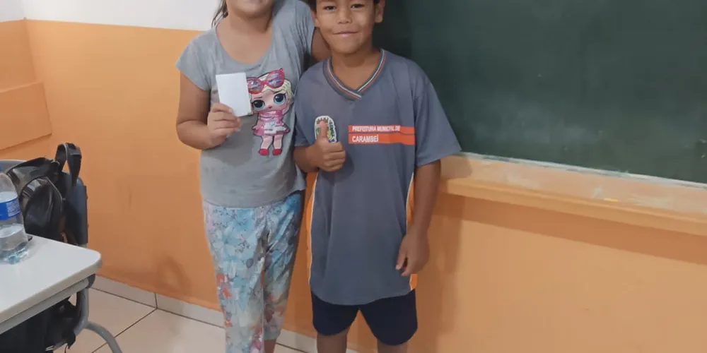 A proposta estimulou o afeto e carinho entre os estudantes