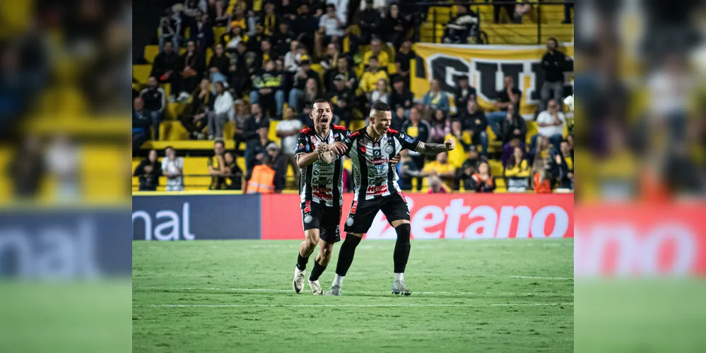 O primeiro jogo do Fantasma na série B terminou em 2 a 1 para a equipe paranaense