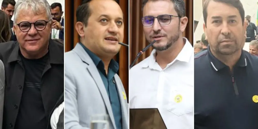 Altamir Sanson, Mario Cezar, Douglas Modesto e Orli de Cristo estiveram na Alep