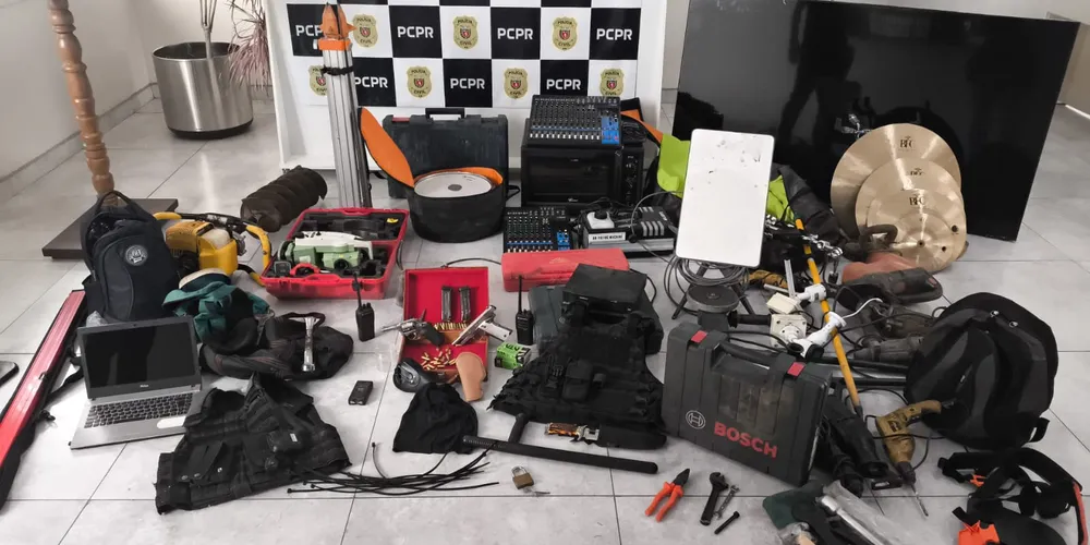 A PCPR segue as investigações para localizar os suspeitos