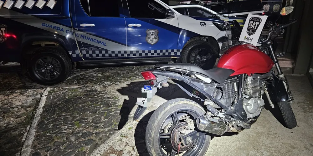 Placa não condizia com a moto onde ela estava instalada