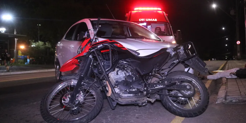 Vítima foi socorrida pelo Samu e assinou o termo de recusa ao encaminhamento hospitalar