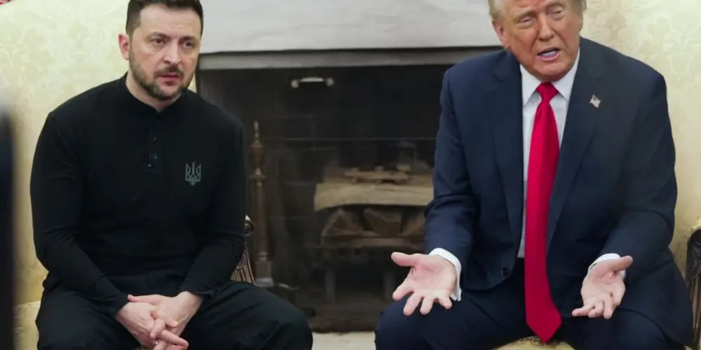 Bate-boca ocorreu após críticas feitas por Zelensky à postura dos EUA diante das ações russas