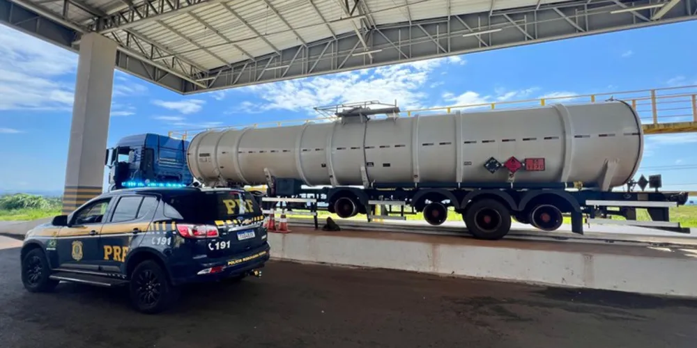 A carreta foi recolhida ao pátio