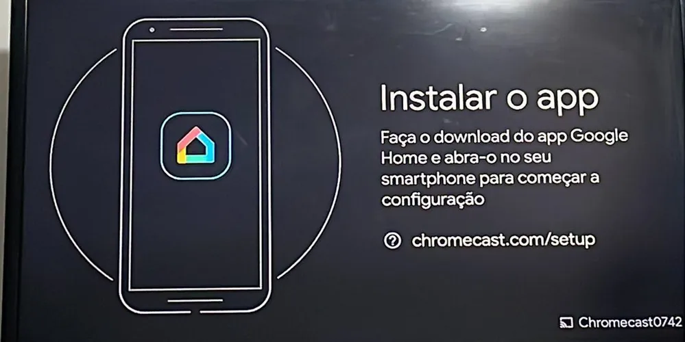 O próprio smartphone exibe um erro de que não é possível “autenticar” o dispositivo externo
