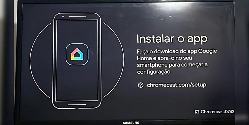 O próprio smartphone exibe um erro de que não é possível “autenticar” o dispositivo externo