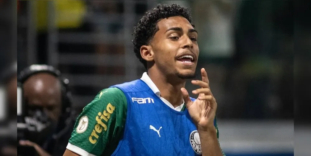 Luighi, atacante do sub-20 do Palmeiras