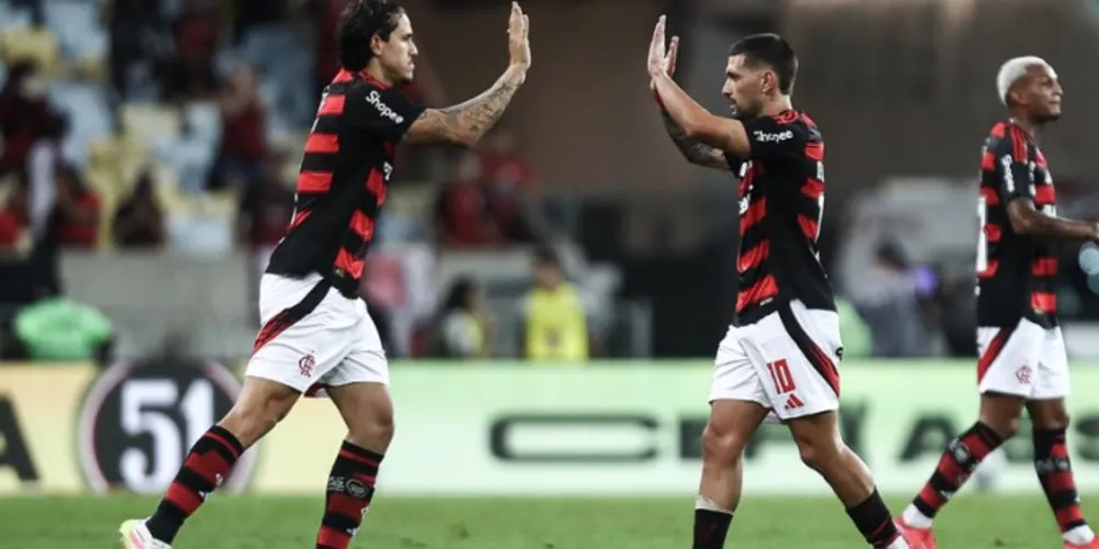 Na etapa final, Arrascaeta e Pedro comandaram o passeio rubro-negro no Maracanã.