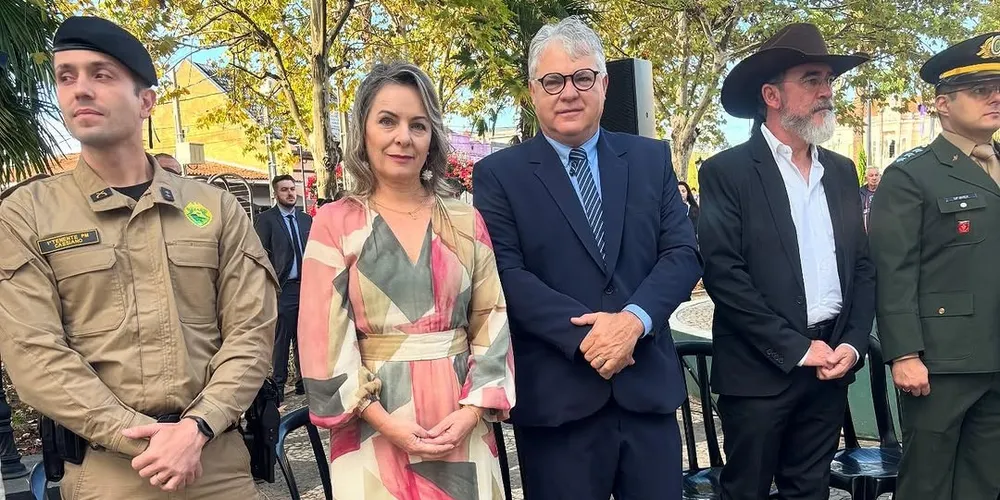 Altamir Sanson acompanhou a cerimônia.