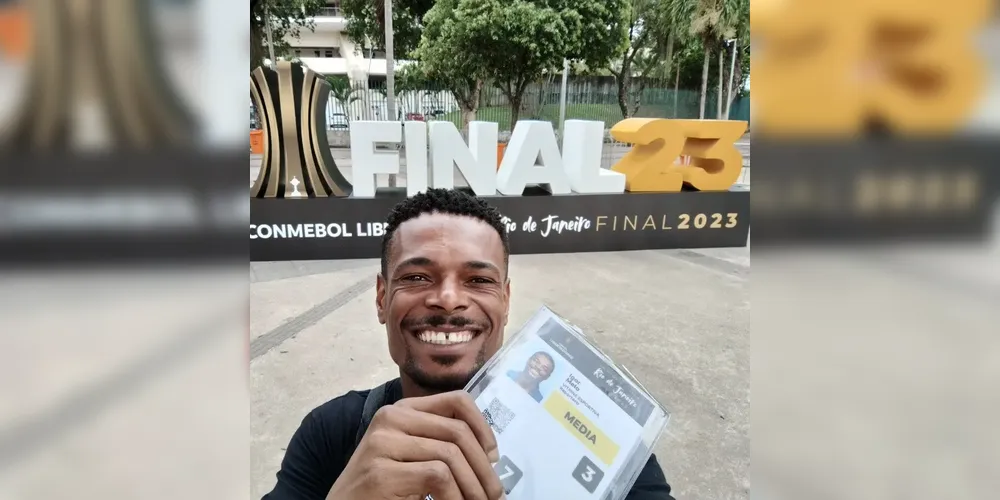 Igor Melo presente na final da Libertadores entre Fluminense x Boca Juniors