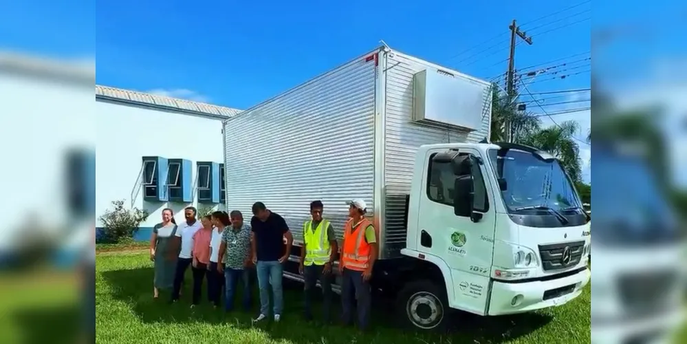 Rildo Leonardi, a secretária de Meio Ambiente e o presidente da Acamarti destacaram a importância da entrega