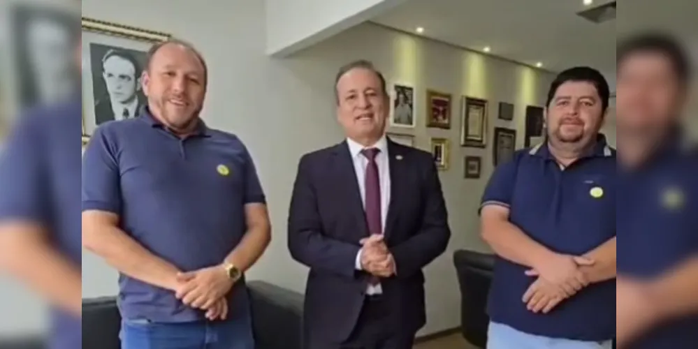 Laercio Cipriano, Moacyr Fadel e Tiu Chico estiveram reunidos em Curitiba