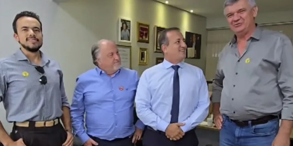 O prefeito Juca Sloboda convidou Moacyr Fadel para anunciar os investimentos em Jaguariaíva