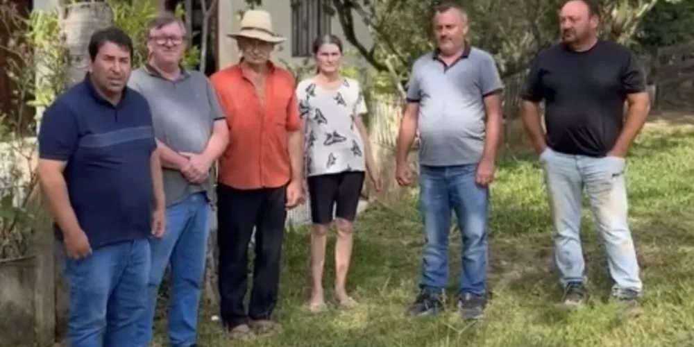 Orli de Cristo, Marcelo Nass e Luciano Tomachevski estiveram na comunidade