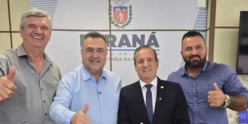 Juca Sloboda, Beto Preto, Moacyr Fadel e Rodrigo José Duarte estiveram reunidos nesta terça-feira (25).