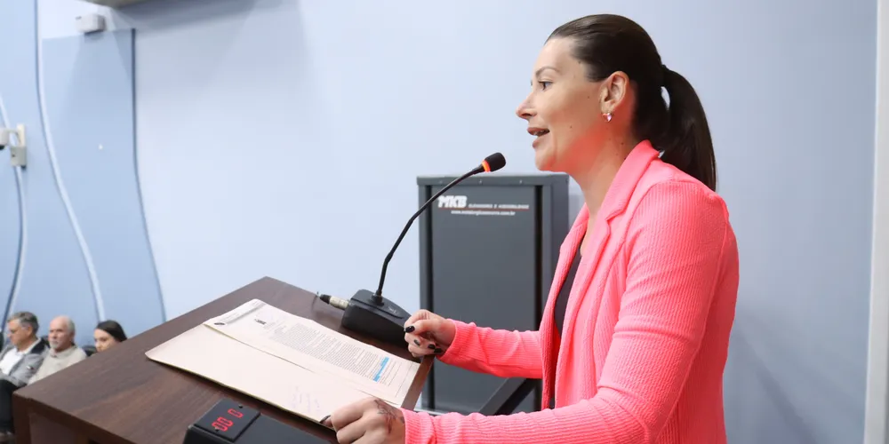 Joce Canto (PP) é autora do projeto de lei em questão