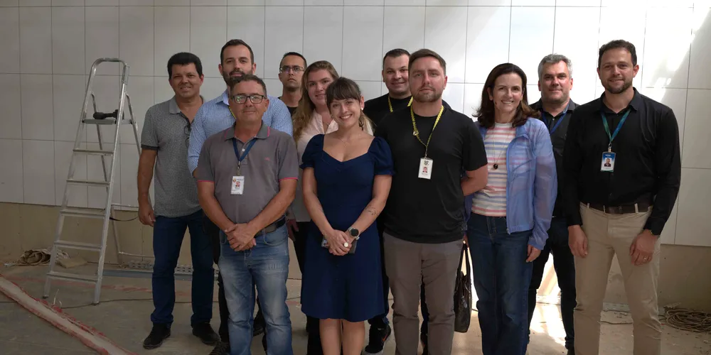 A prefeita Rita Araújo, o diretor operacional, Ciro Pimenta e secretários municipais estiveram reunidos