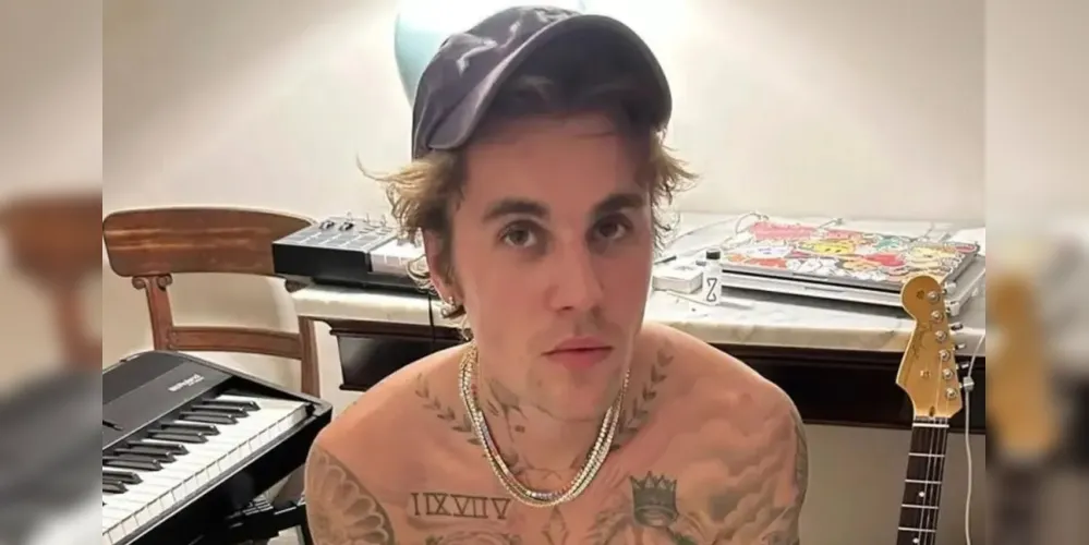 Imagem ilustrativa da imagem Justin Bieber desabafa sobre saúde mental: ‘Pessoalmente, sempre me senti indigno, uma fraude’