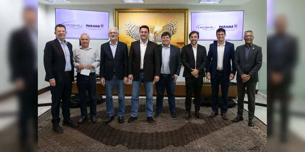 Representantes da empresa apresentaram ao governador Ratinho Junior os planos para o futuro, com base no apoio do Paraná Competitivo