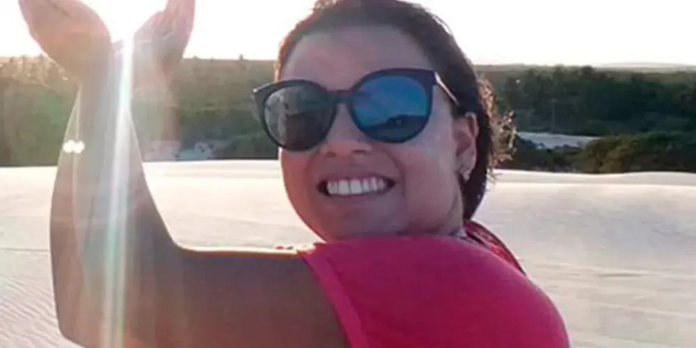 Laislane voltava do trabalho quando foi atingida pelo ônibus