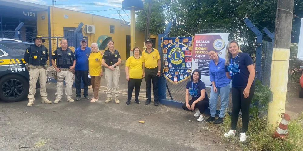 Lions em atuação junto com a PRF