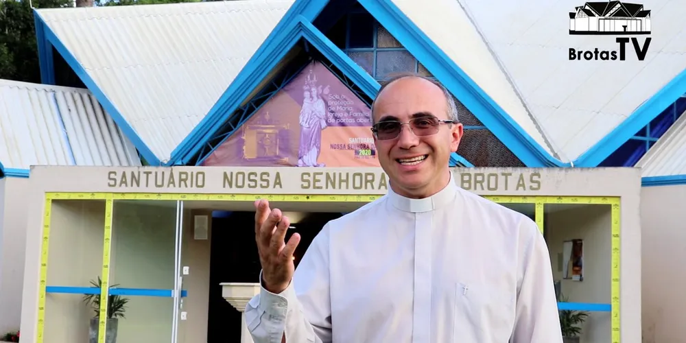 O padre Evandro Luis Braun ingressou no seminário em 1990
