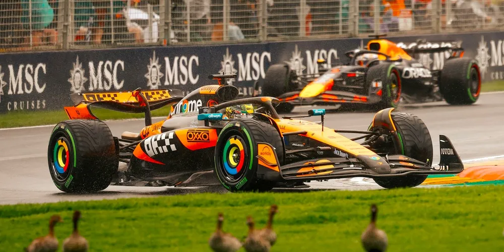 Lando Norris vence e Max Verstappen chega em segundo lugar, no GP da Austrália