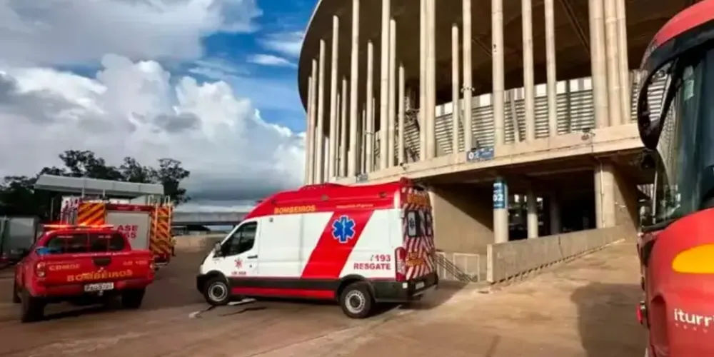 O socorro chegou ao local por volta das 16h30