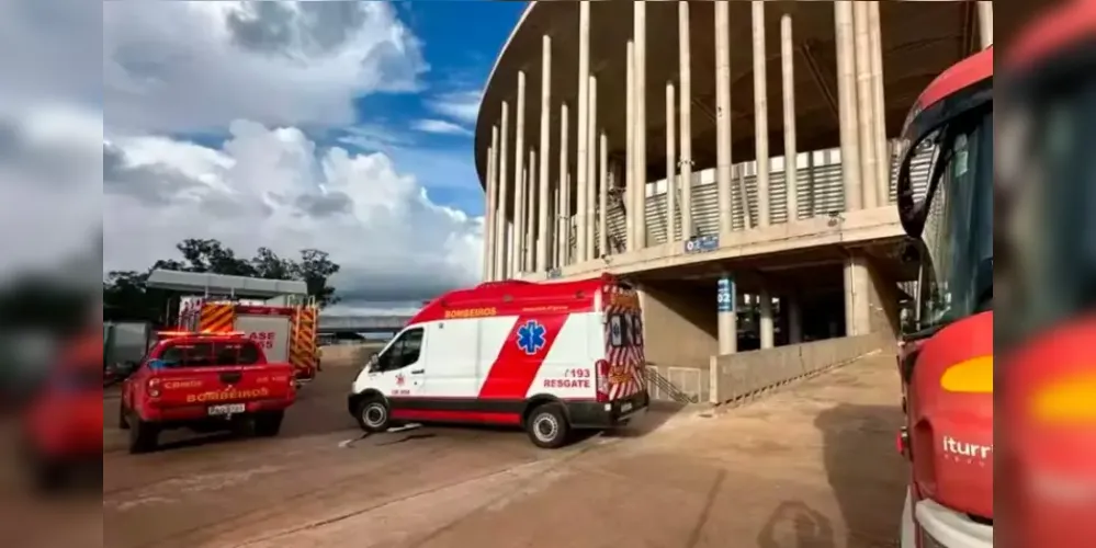 O socorro chegou ao local por volta das 16h30