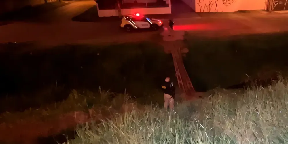 Apesar de a PM ter buscado informações no local, não foi possível identificar as características de possíveis autores