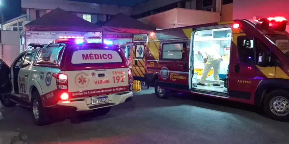 A ocorrência aconteceu no Sítio Cercado, em Curitiba