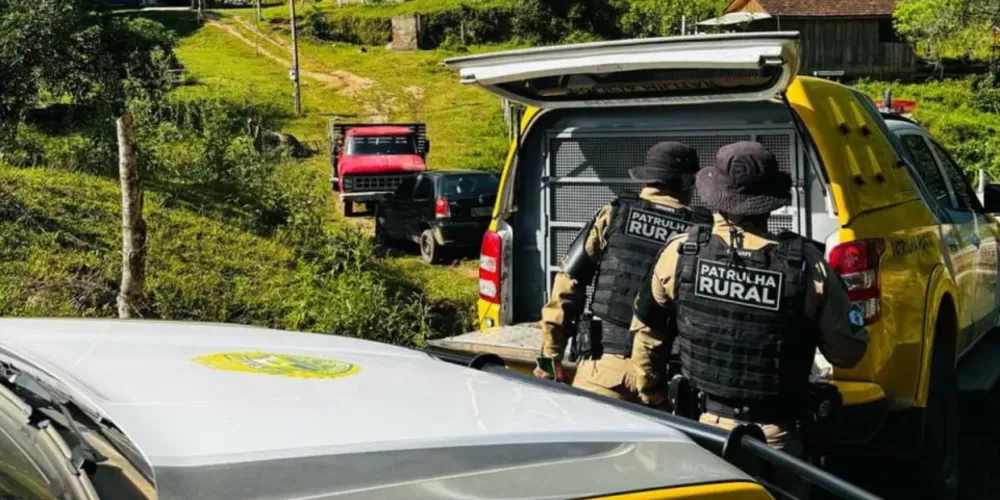 As equipes policiais tomaram conhecimento do fato e levantaram o máximo de informações possíveis por se tratar de uma área rural de difícil acesso