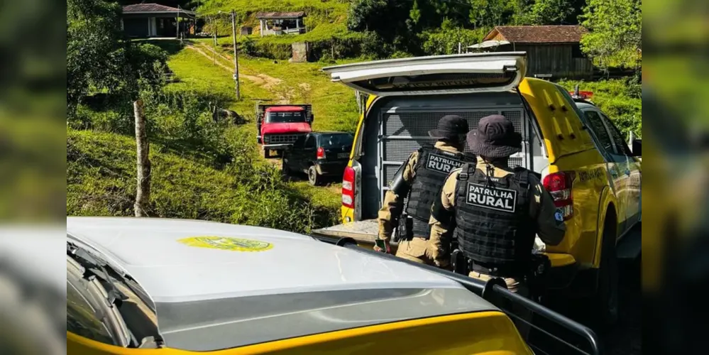 As equipes policiais tomaram conhecimento do fato e levantaram o máximo de informações possíveis por se tratar de uma área rural de difícil acesso