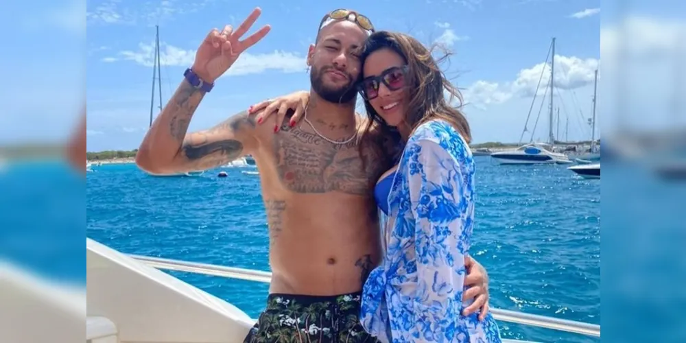 Neymar e sua esposa, Bruna Biancardi, em fotos recentes