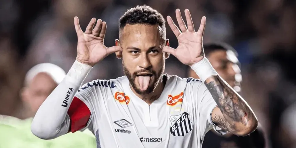Neymar ainda não desempenhou o esperado no Santos