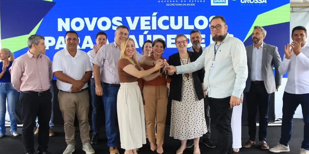 Sesa entrega 67 veículos para Fundação Municipal de Saúde de Ponta Grossa