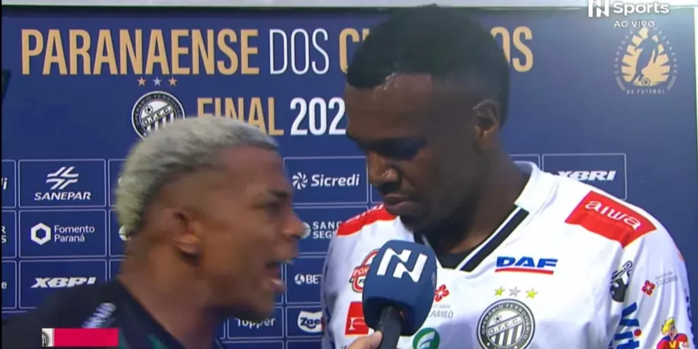 Jacy concedia entrevista ao vivo, quando o atleta do Maringá 'invadiu' o diálogo