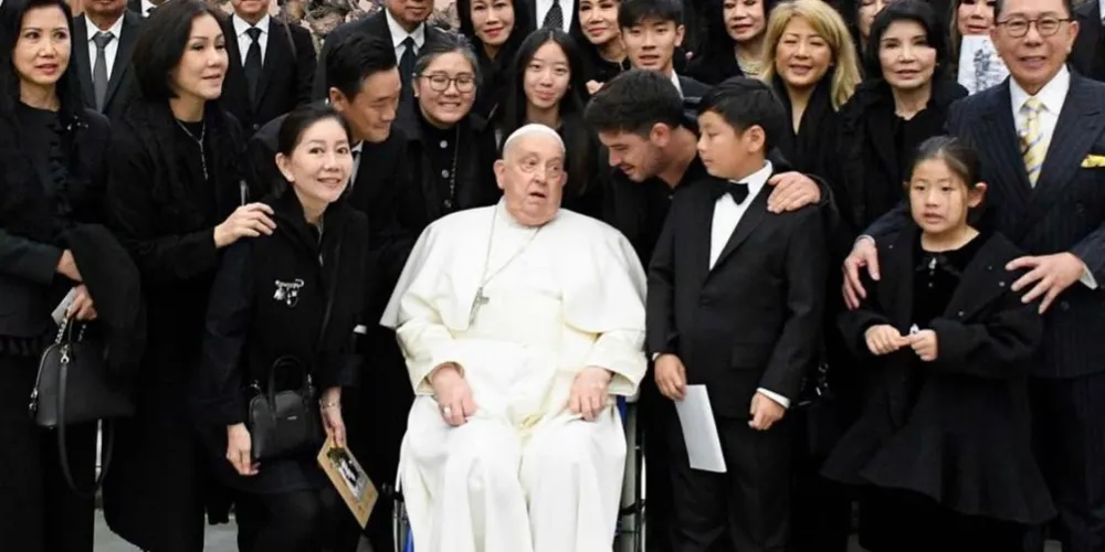 Papa Francisco em foto divulgada em seu Instagram no dia 12 de fevereiro