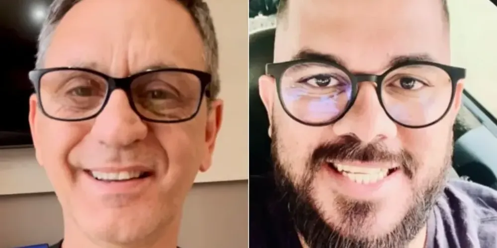 Pastor Kamp e missionário Saulo, da Igreja Nova Vida