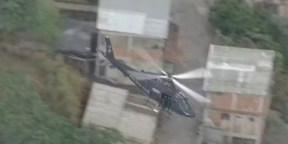Até o momento, seis pessoas foram presas. Helicóptero estava no ar no momento do disparo