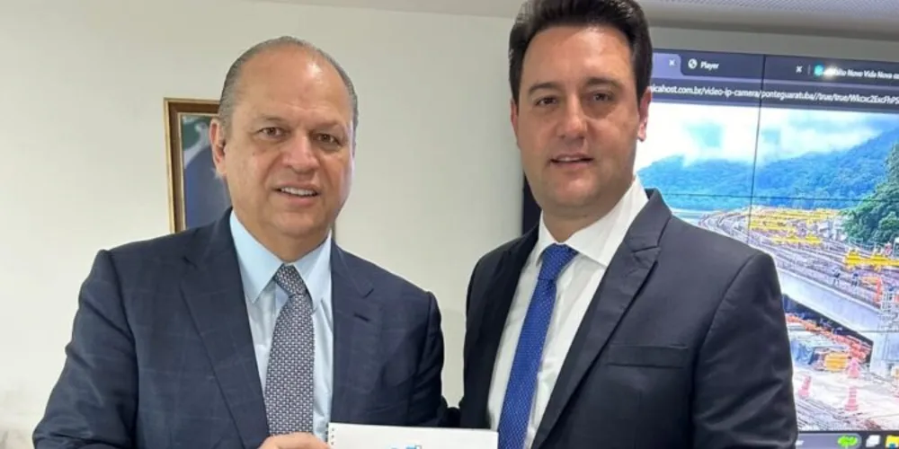 Ricardo Barros e Ratinho Jr. juntos