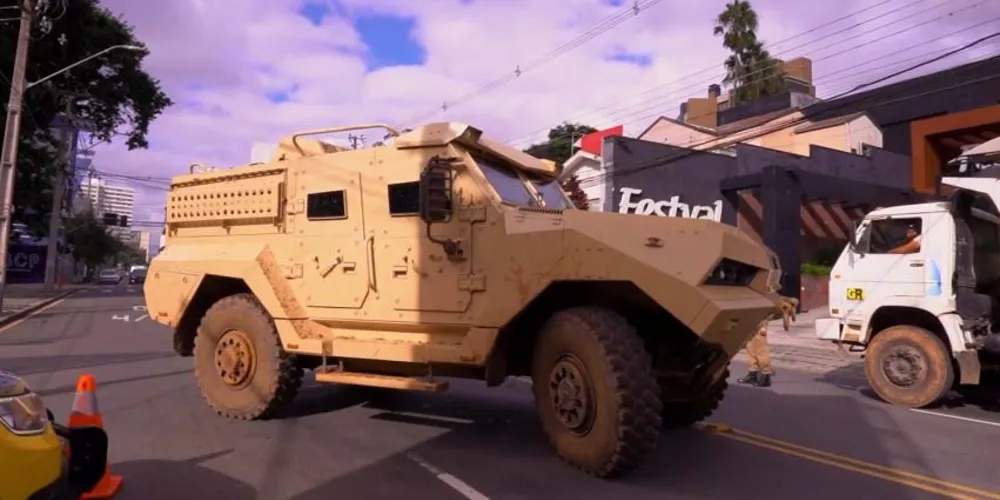 Paraná planeja compra de 12 blindados para as polícias e faz testes para avaliar o mercado