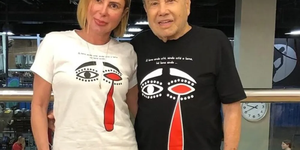 Stenio Garcia e esposa