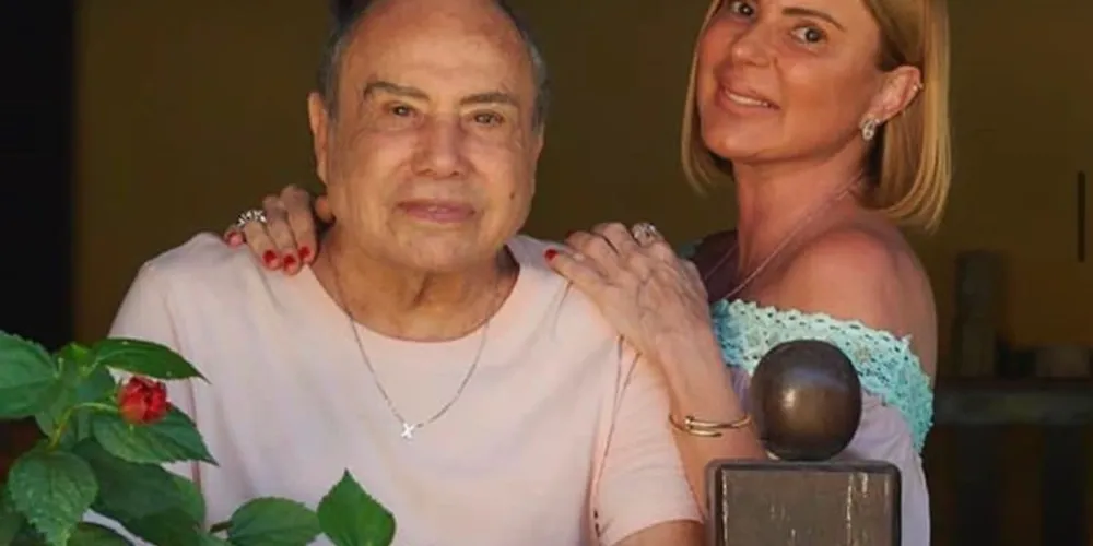 Stênio Garcia e sua esposa Marilene Saade