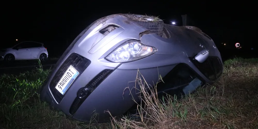 O acidente aconteceu em Ponta Grossa no sentido Curitiba