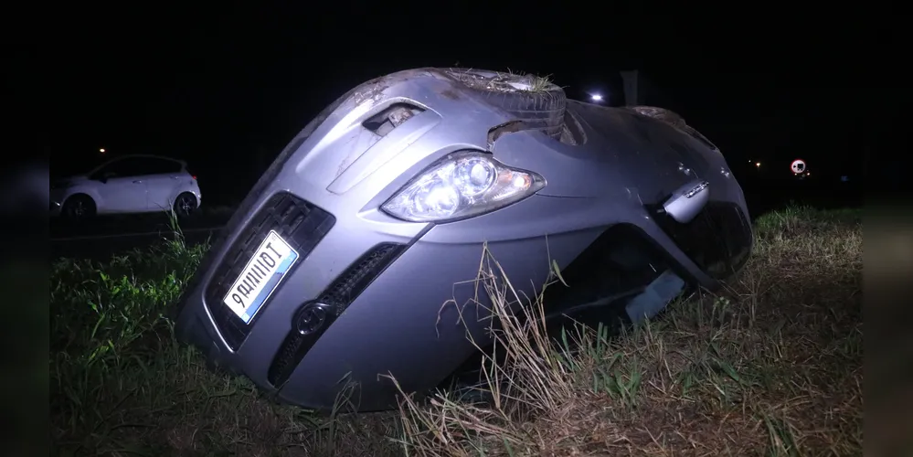 O acidente aconteceu em Ponta Grossa no sentido Curitiba