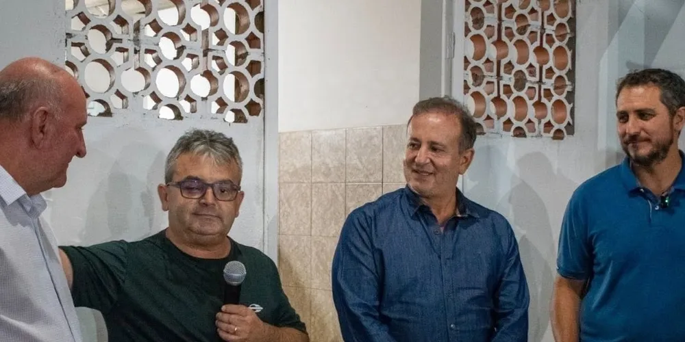 Moacyr Fadel e Douglas Modesto estiveram reunidos durante o evento