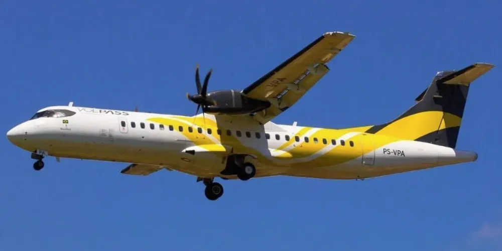 A Voepass conta atualmente com seis aeronaves. A operação inclui 15 localidades com voos comerciais e duas com contratos de fretamento