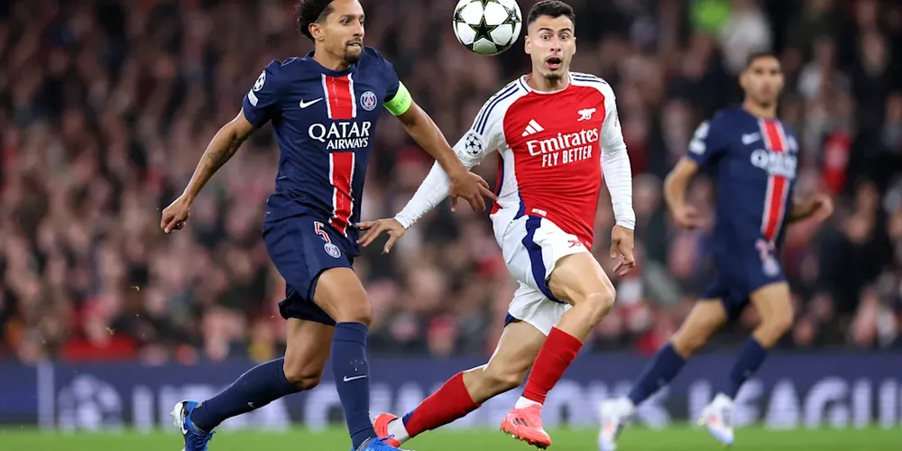 Marquinhos e Gabriel Martinelli