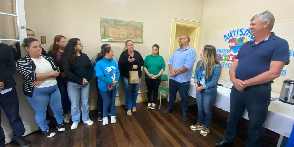 O prefeito Juca Sloboda esteve presente na inauguração